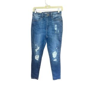 So Super High Rise distressed  Ultimate Jegging Sz 7 NWT